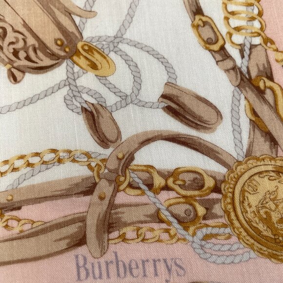 Burberry Vintage Equestrian Scarf - Picture 3 of 11